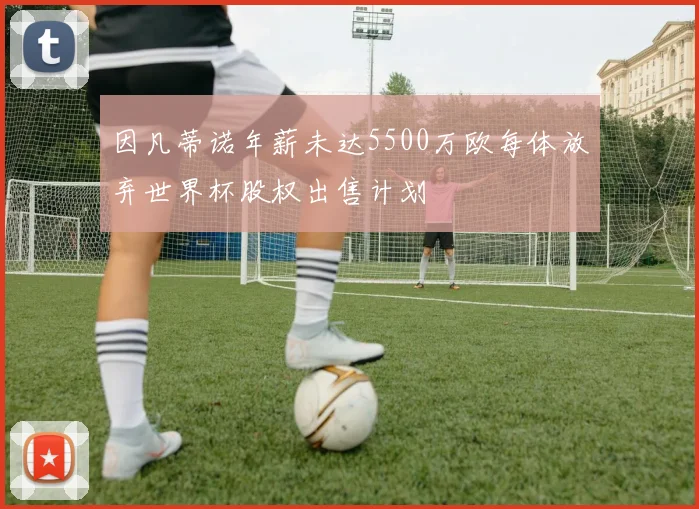 因凡蒂诺年薪未达5500万欧每体放弃世界杯股权出售计划